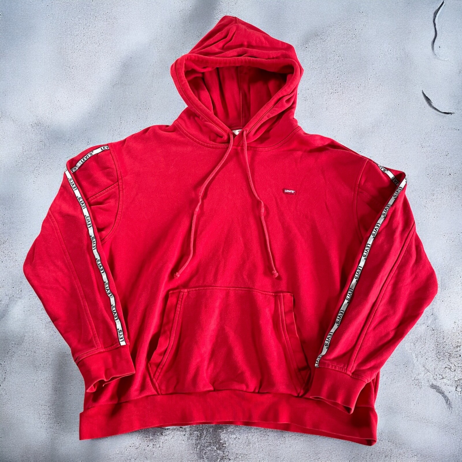 Levi's Hoodie Red in Cotton for Men Modern Logo Band - Size M