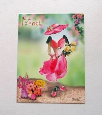 Leanin Tree Thank You Greeting Card Flowers Multi Color R18