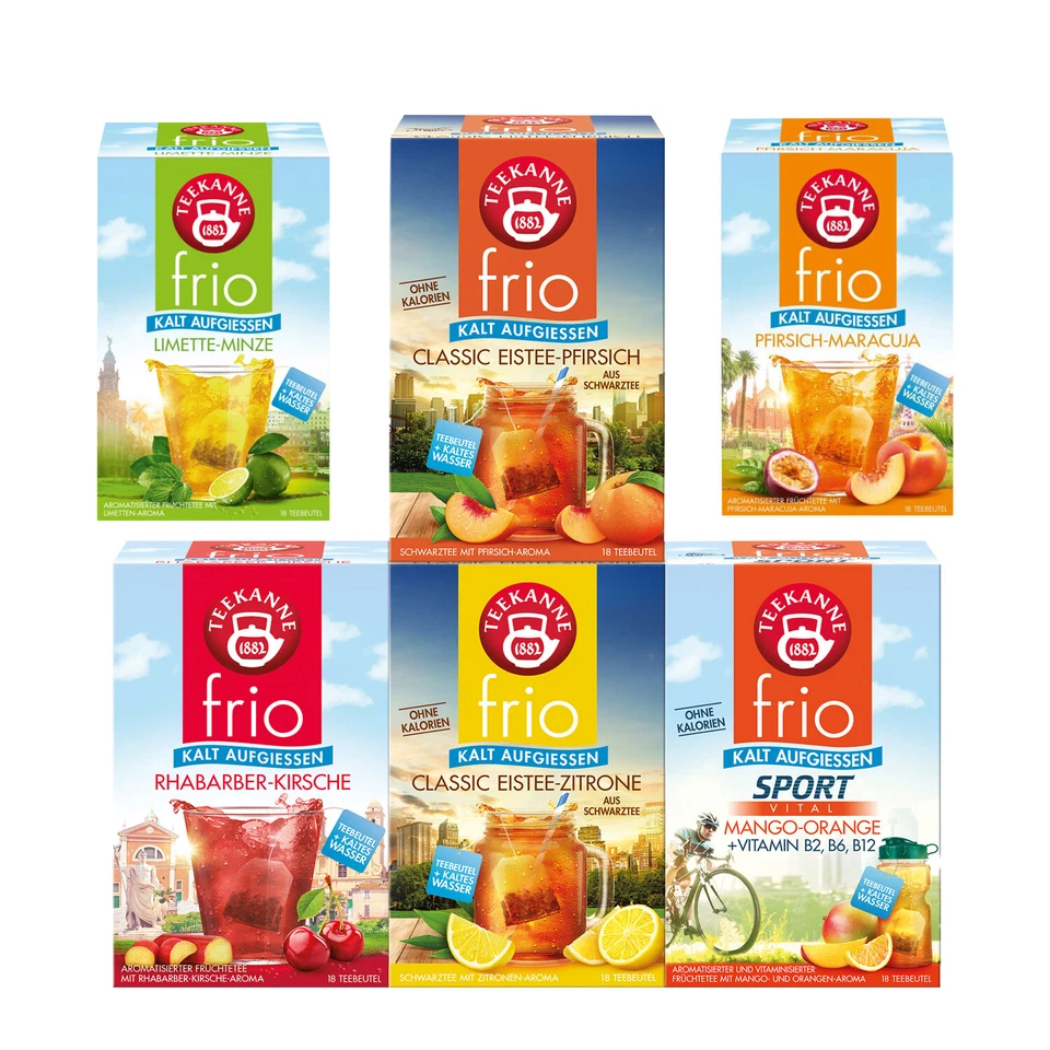 158,17€/Kg Teekanne FRIO 1er Set 18 Beutel Hochwertig aromatisch Vielfältig - Bild 1 von 1