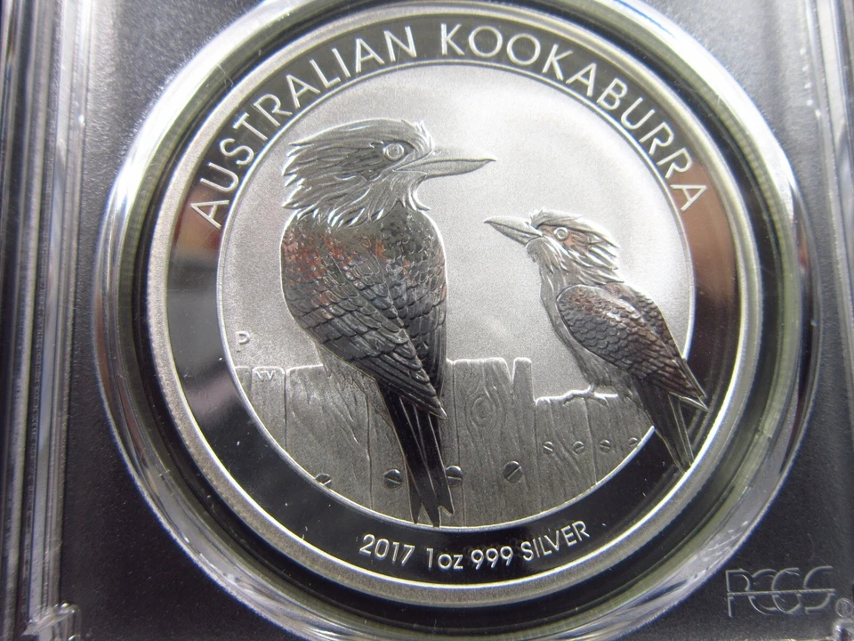 Australia $1 2017-P PCGS MS69 1 Oz 999 Silver Kookaburra Bird h9261 Coin - Image 3 of 4