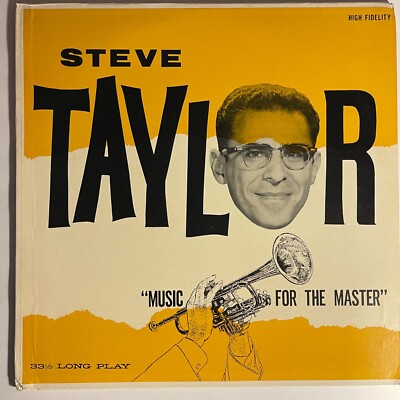 Steve Taylor    Music For The Master Volume Vinyl, LP Joy Records    ST-LP-3443