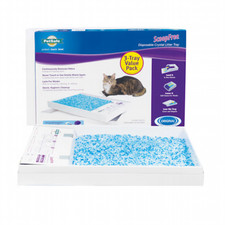 ScoopFree Crystal Disposable Litter Tray, Fresh Scent, 6-Pack