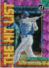Whit Merrifield 2022 Donruss The Hit List Pink Fireworks