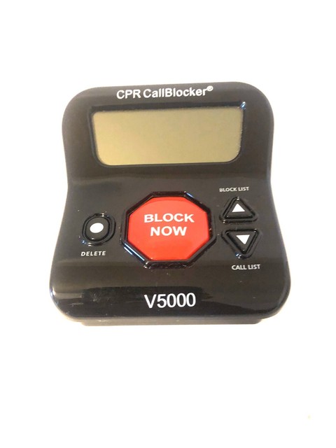 CPR Call Blocker V5000 Block Robocalls Landline Political Scam Calls