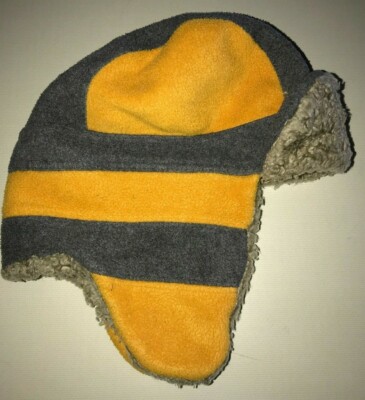 kids yellow winter hat