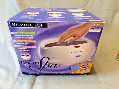 NWT REMINGTON Paraffin Spa HS-200 Aromatherapy Spa Wax Warmer Soothes Dry Hands