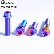 Titanium Bolt Torx Head Flange Bolts Screws M6 M8 M10 Motorcycles Modified Screw