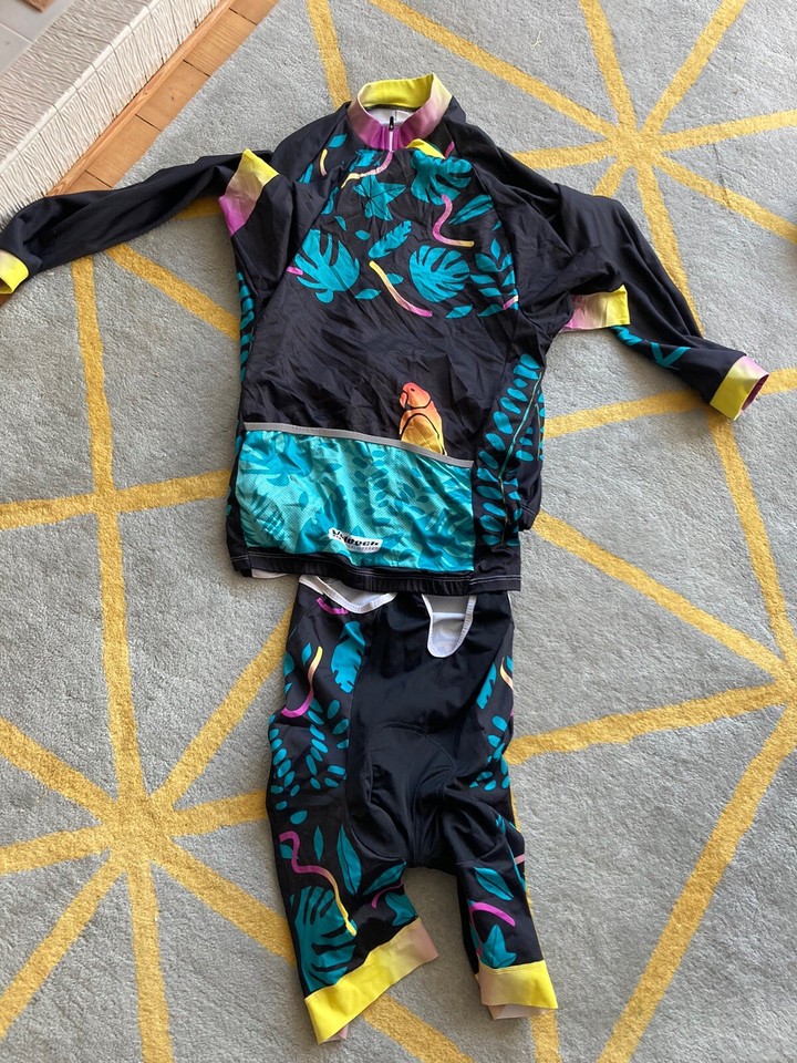 Cycle Kit Bundle Large Winter Jersey Short Sleeve Shorts Large Velo