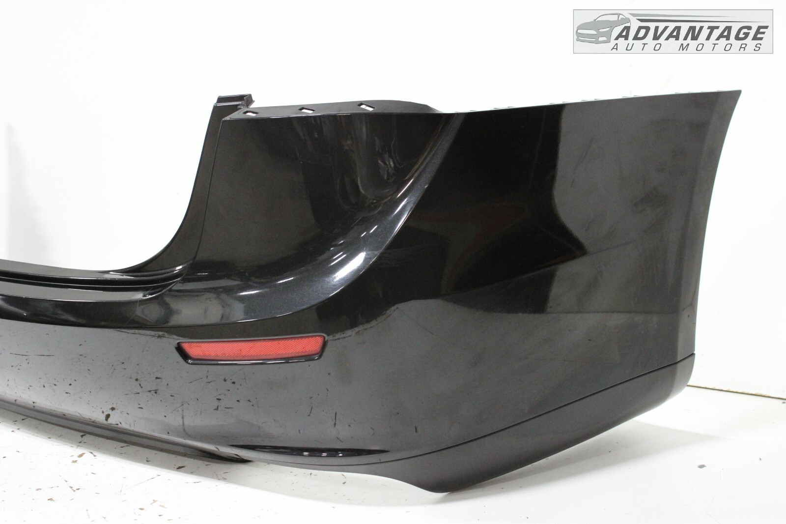 2014-2019 MASERATI GHIBLI REAR BUMPER COVER W/ REFLECTOR LIGHTS BLACK OEM