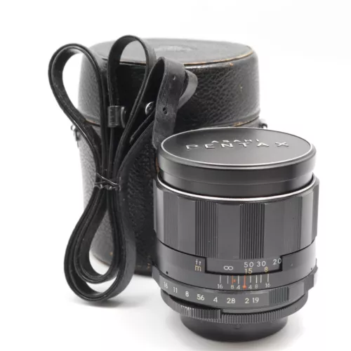 Asahi Pentax Super Takumar 85mm f/1.9 MF Lens M42 w/Caps Filter S/N 890404 JPN