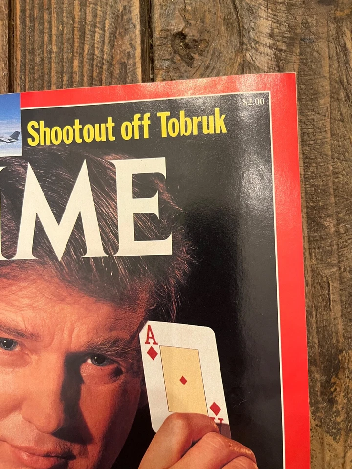 TIME Magazine Jan 16, 1989 Donald Trump NO ADDRESS LABEL - Image 3 of 4