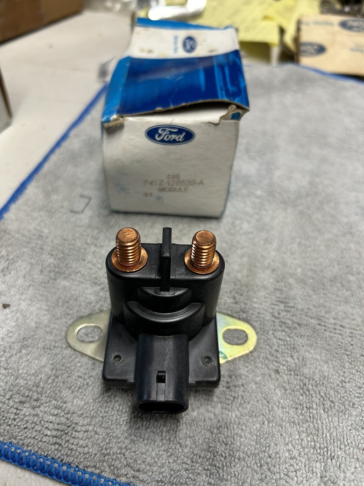 NOS OEM Ford Diesel Glow Plug Relay F4tz-12b533-a for sale online  