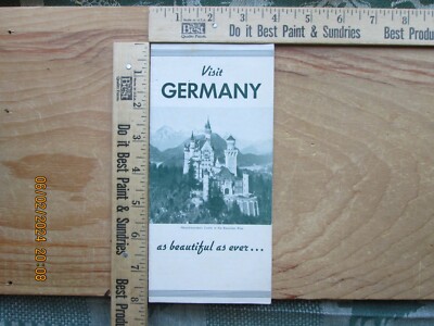 Visit Germany as beautiful as ever brochure 1950