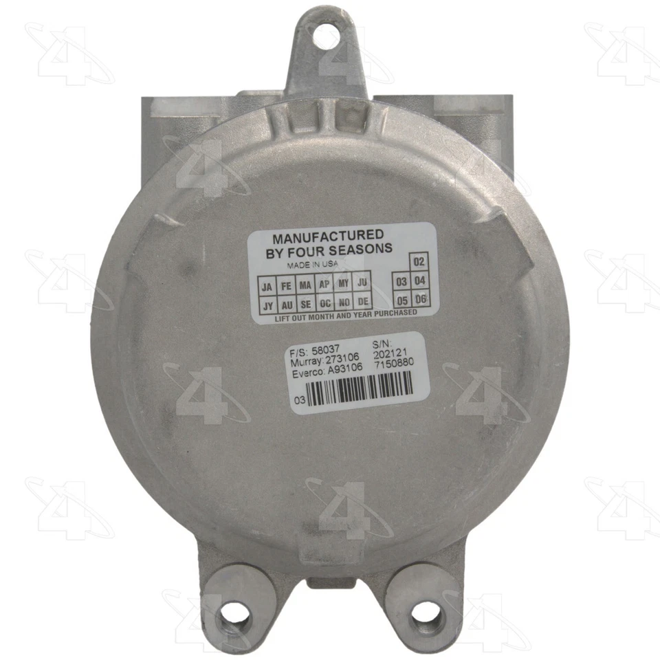 Compressor AC 4 estações para 1981 Ford Escort - Imagem 3 de 4