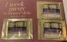 3x Lancome Renergie Lift Multi-Action Lifting Firming Cream Sample 0.06 Oz 2 ML
