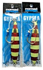 Nomad Design The Gypsea *CHARTREUSE & WHITE GLOW* Deep Jig Hooks 120g/4 oz.