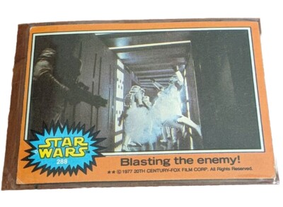 1977 STAR WARS TOPPS Series Orange Border Trading Card #288