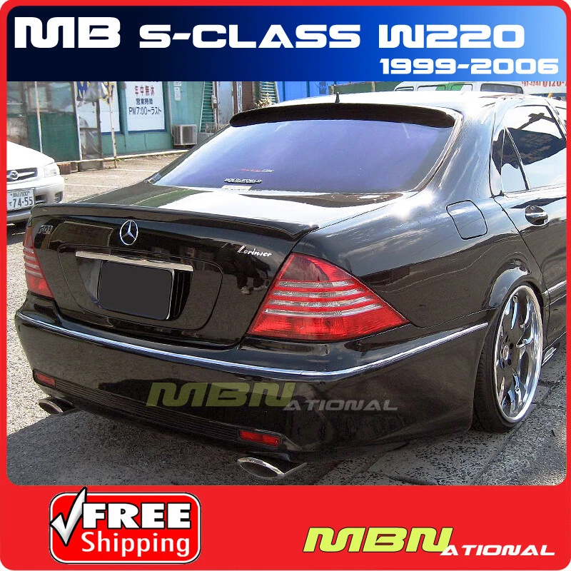 99-06 梅赛德斯-奔驰 S 级后备箱甲板冲洗唇锅涂漆 040 黑色 — 第 2/2 张图片