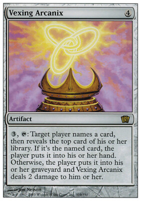 Magic the Gathering MTG Vexing Arcanix (319) Eighth Edition   LP
