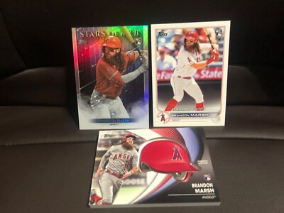 2022 Topps Commemorative Batting Helmet Brandon Marsh RC#BH