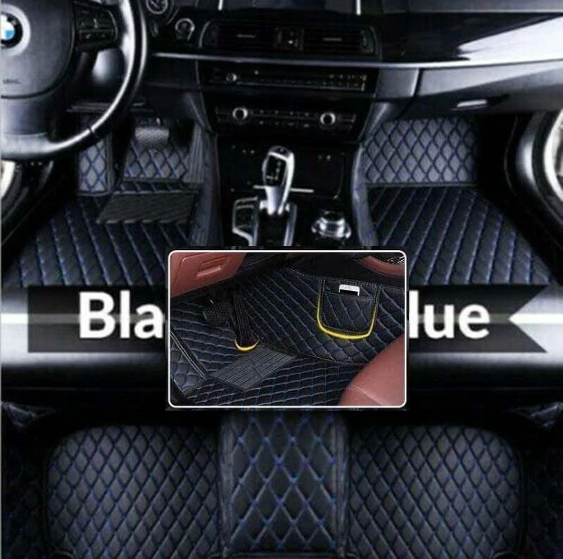 For Tesla 3/S/X/Y All Weather Car Floor Mats Carpets Custom with Pocket Auto Pad - Изображение 3 из 4