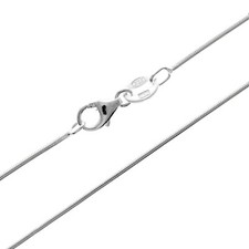 Genuine 925 Sterling Silver Curb, Snake Chain Necklace WHOLESALE Stamped Italy