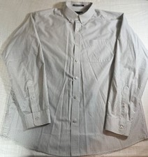 Eddie Bauer Mens Size Large Wrinkle Free Relaxed Fit Button Down Plaid