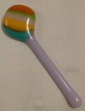 Glass Shawl Stick / Pin Hand crafted closure knitting scarf sweater Unique OOAK