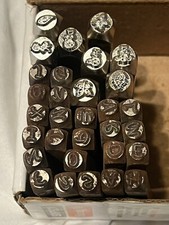 impress art letter and character stamps.