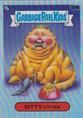 KITTY LITTER TOPPS CHROME GARBAGE PAIL KIDS GPK SERIES 4 REFRACTOR #159B 2021 21