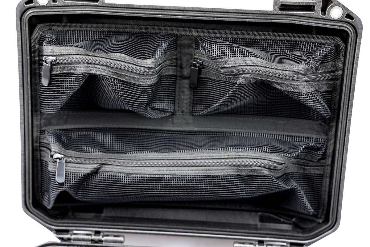 Revised 2026 3 zippered pouch Lid Organizer Fits your Pelican