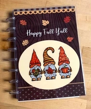 Gnomes Happy Fall Y'all Cover Set FOR USE with the TUL/Arc (8 disc) Planner~