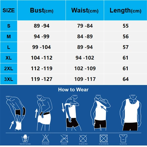 Gynäkomastie Compress Tanktop Männer Abnehmen Body Shaper Weste Bauchweg Shirt - Bild 2 von 26