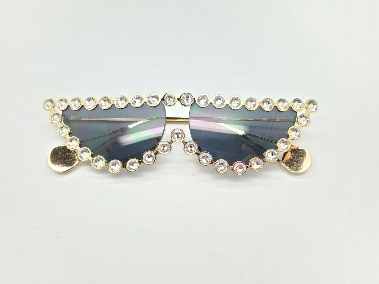 Rhinestone Cat Eye Frames Sunglasses - image 9