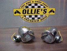 Bullet Cowl Lights Glass Lenses Visor Hot Rat Rod Trog Harley Indian Guide P-h7