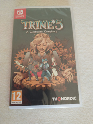 NINTENDO SWITCH - TRINE 5 - A Clockwork Conspiracy  ORIGINALVERSCHWEISST NEU!