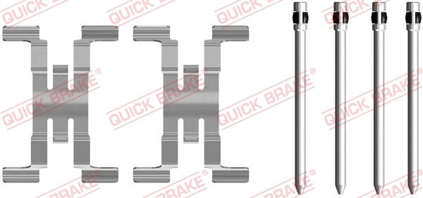 Quick Brake 109-0082 ZubehöRset, Scheibenbremsbelag FüR Alfa Romeo, BMW-image