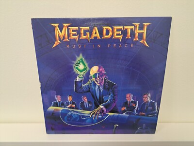 Megadeth Rust in Peace 1991. LP Korean censored edition RARE