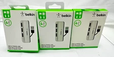 Belkin F4U021BT USB 2.0 Travel Hub 4 Port (3) Pack  NEW IN BOX