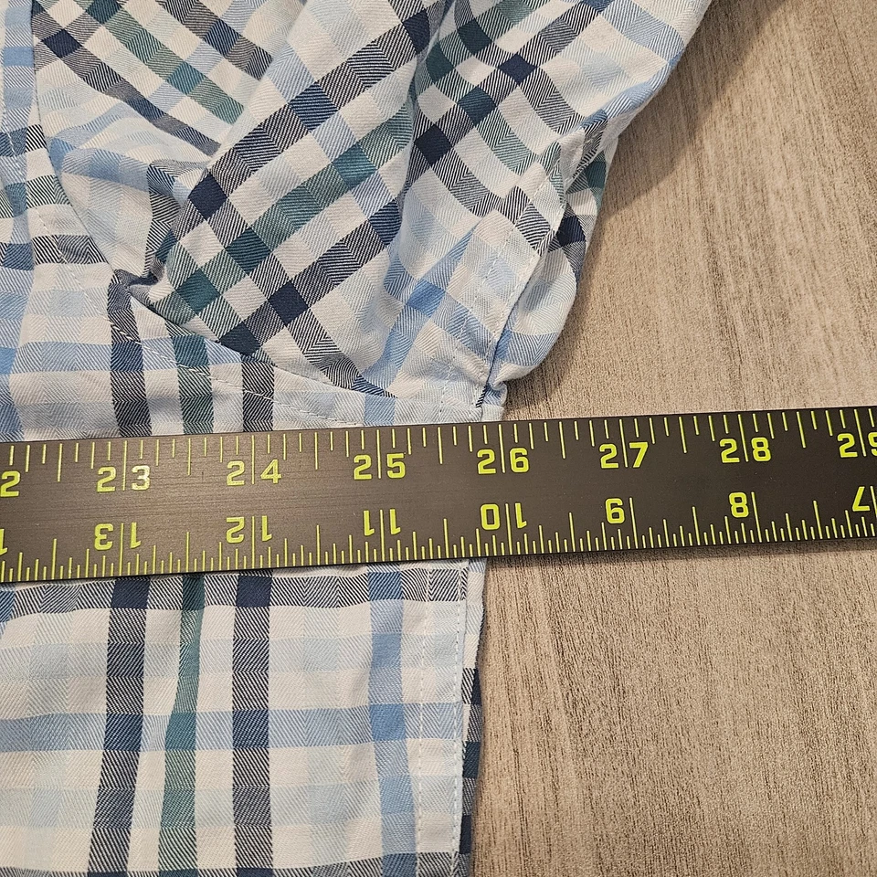 Robert Graham Button Up Shirt Men's 2XL Flip Cuff Multicolor Plaid - Image 4 of 4