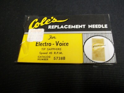 NOS Cole's Replacement Needle for 