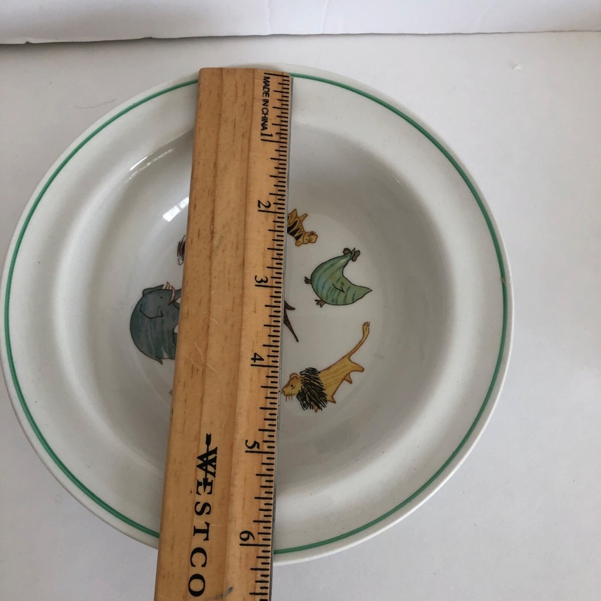 Arabia Finland Child Set Plate Cup Bowl Zoo Animals Parade