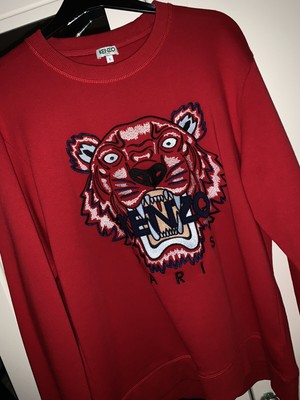 red kenzo sweatshirt