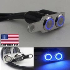 Motorcycle Handlebar Switch For Fog Headlight On/Off Manual-Return Lock 2Buttons