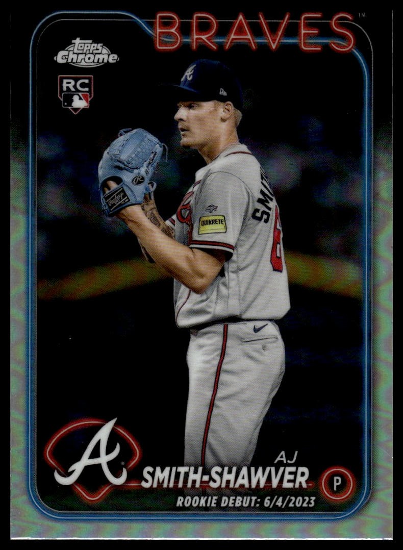 2024 Topps Update #US316 AJ Smith-Shawver Refractor