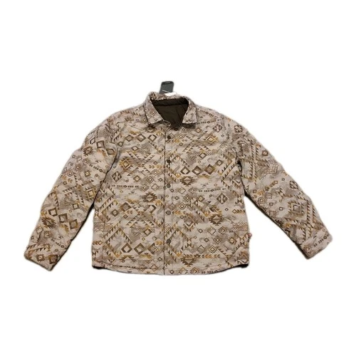 & Lore By Tahoe River Men's Reversible Coat Large Snap Buttons Brown Outerwear  image 4