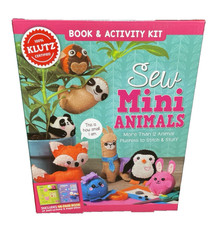 Klutz Sew Mini Animals More than 12 Animal Plush to Stich  Stuff Crafts NIB