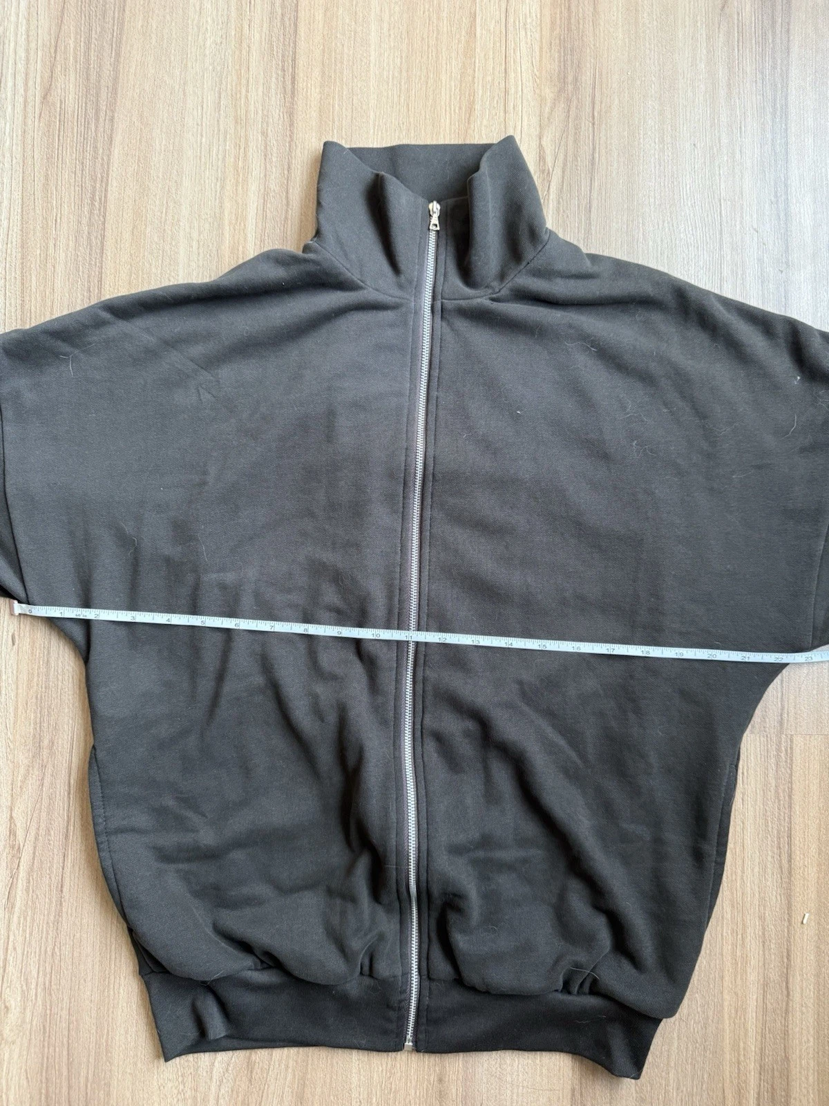 Auralee Super High Gauge Sweat Zip Blouson Size 1 Dark Brown - product detail image 7