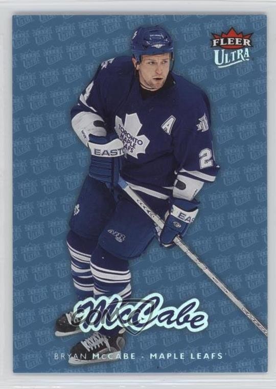 2006-07 Fleer Ultra Ice Medallion 86/100 Bryan McCabe #182 0f2