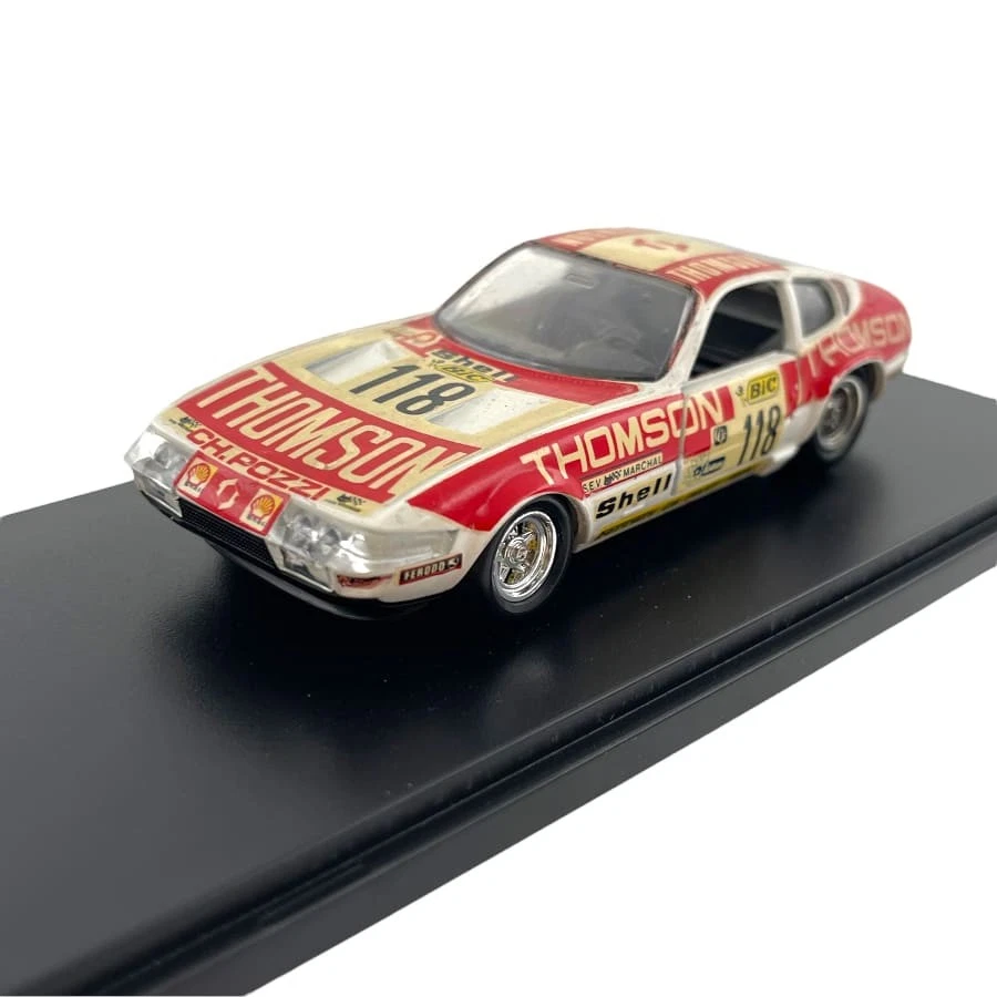 Modellino Auto Solido 1/43 Ferrari 365 GTB/4 C 1972 N°118 1000Km di Parigi 1972 - Immagine 2 di 4